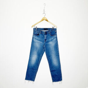 J BRAND ADELE MID RISE STRAIGHT Leg Jeans SORORITY RAZE medium blue womens 31